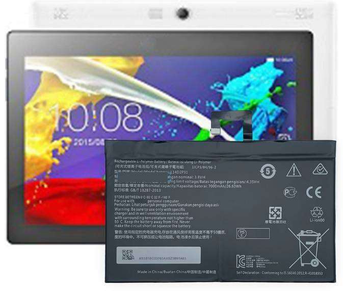 Tablet Battery  ITCS-L14D2P31LHH  for  Lenovo  TAB 4 10 plus  L14D2P31  etc