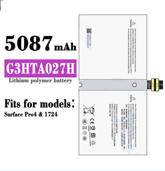 Tablet Battery ITCS-MSPRO4LHH  for MICROSOFT Surface Pro 4  G3HTA027H etc.