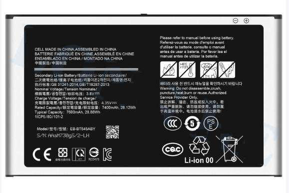 Tablet Battery  ITCS-SMT540LHH  for  Samsung  SM-T540  EB-BT545ABY  etc.