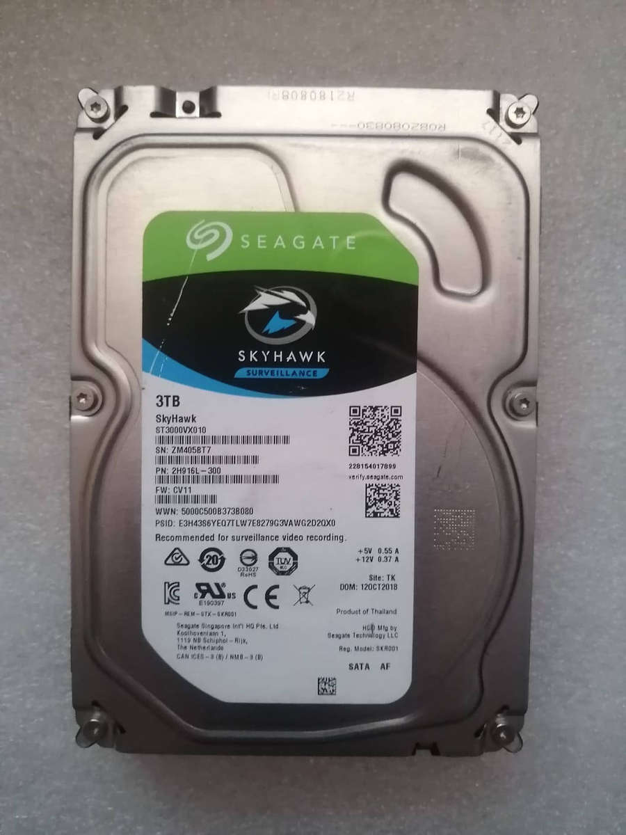 Seagate ST3000VX010 Surveillance SkyHawk 3TB 3.5" HDD SATA Hard drive