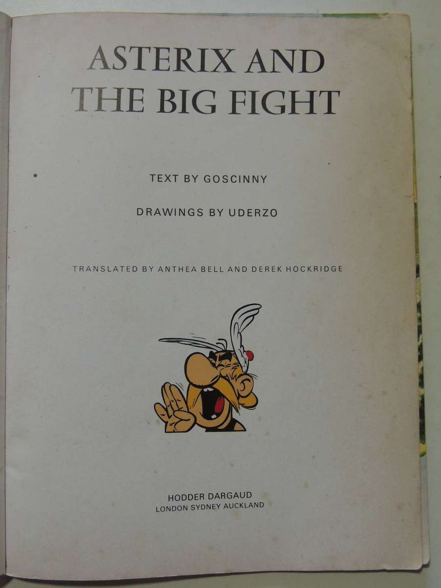 Asterix and the Big Fight (Book 9) by Goscinny & Uderzo     Soft Cover