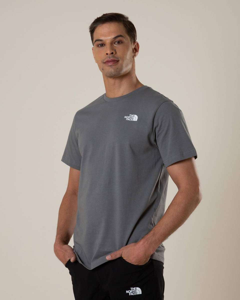 The North Face Men's Bluebox 100% Cotton NSE Tee Shirt Grey 87NP