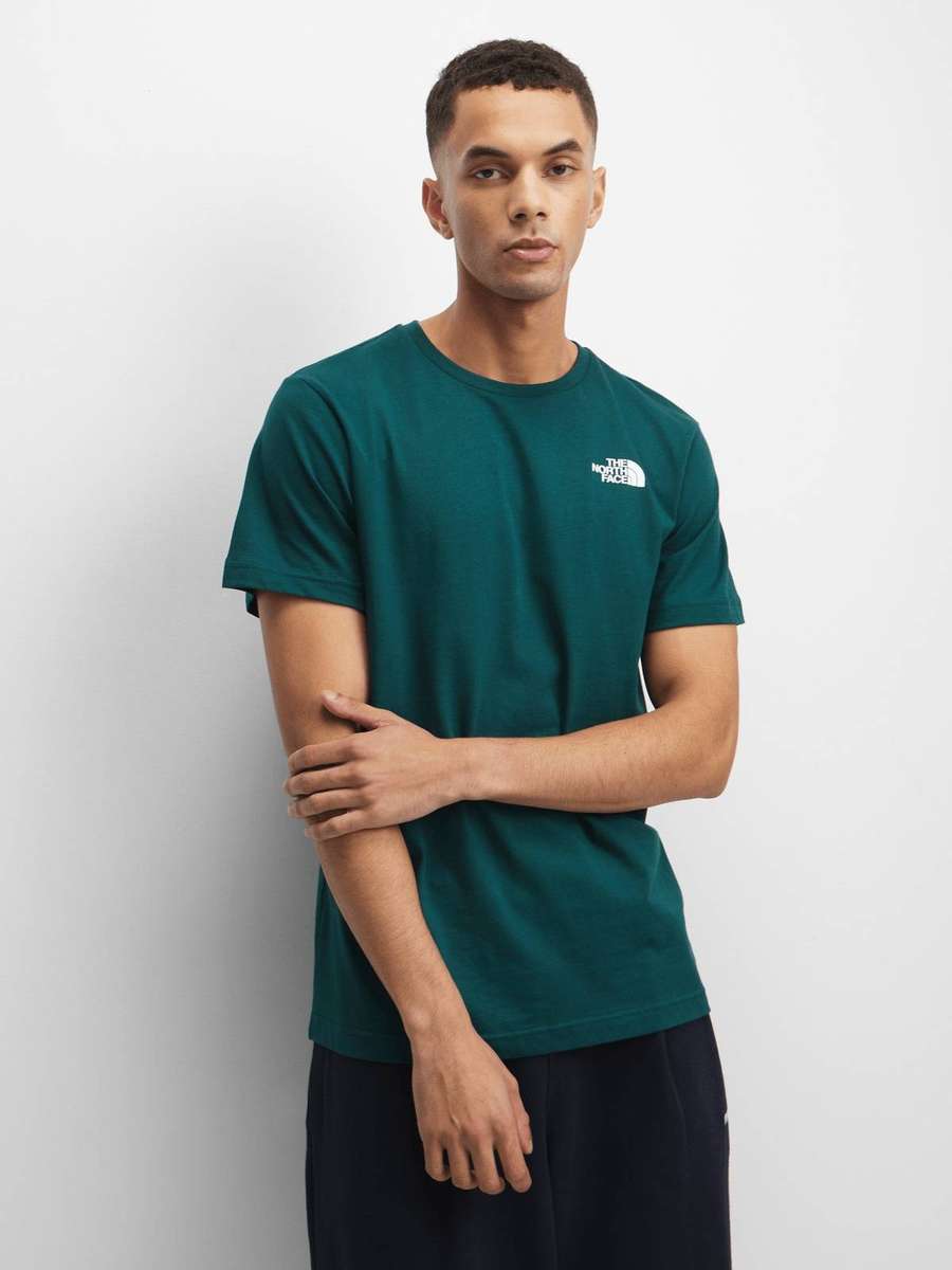 The North Face Men's bluebox 100% Cotton NSE Tee Shirt Green 87NP