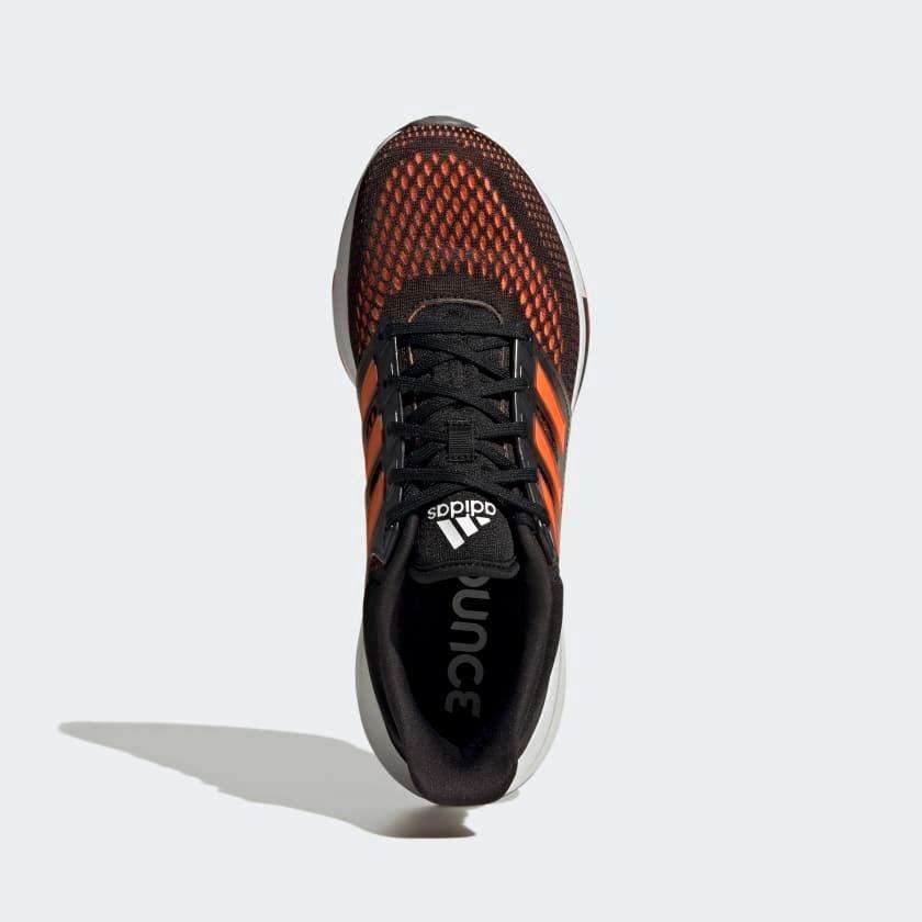 Adidas Men's EQ21 Run Core Black/Solar Orange/Iron Metallic GY2193 Size UK 9 (SA 9)