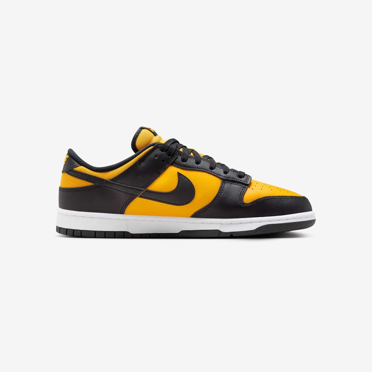 Nike Men`s DUNK LOW Black/ White/ University Gold FZ4618 001 Size UK 12 (SA 12)