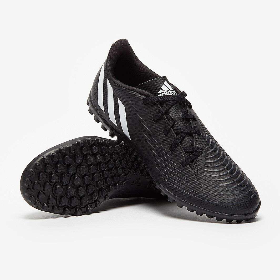 adidas Men's Predator Edge.4 turf Shoes Core Black/ Cloud White GX0010 Size UK 6.5 (SA 6.5)