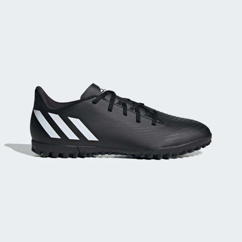 adidas Men's Predator Edge.4 turf Shoes Core Black/ Cloud White GX0010 Size UK 6.5 (SA 6.5)
