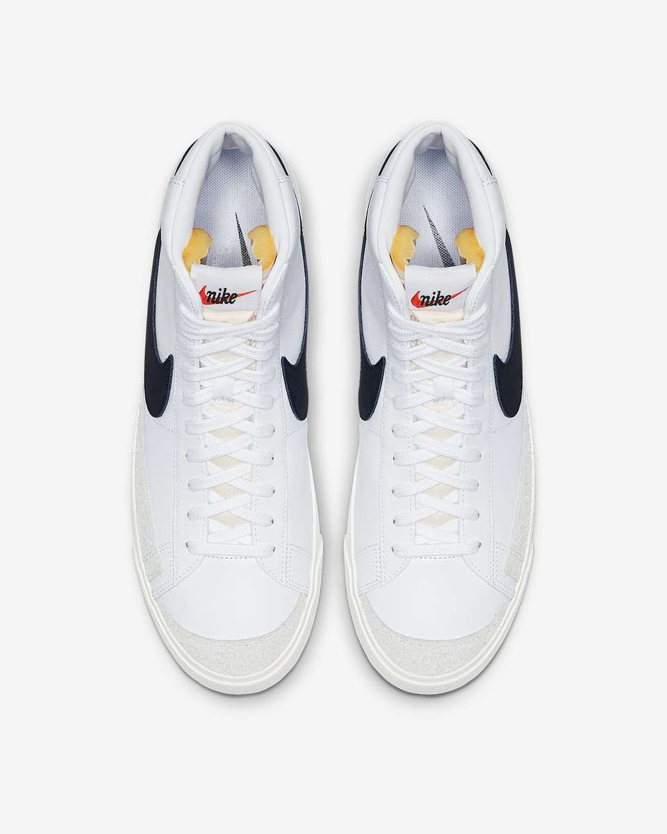 Nike Men`s Blazer Mid '77 Vintage White/ Black BQ6806 100 Size UK 7/9/10 (SA 7/9/10)