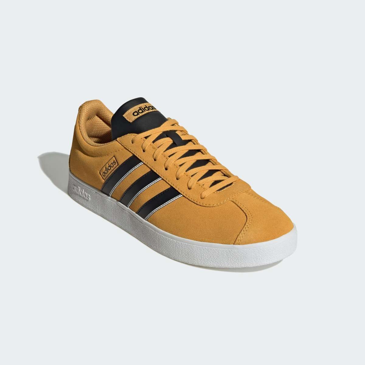 adidas Men`s VL Court 2.0 Preloved Yellow/ Core Black IF7554 Size UK 10 (SA 10)
