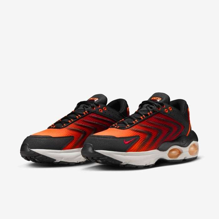 Nike Men`s Air Max TW SE Black/Total Orange/Summit White FJ2590 001 Size UK 9 (SA 9)