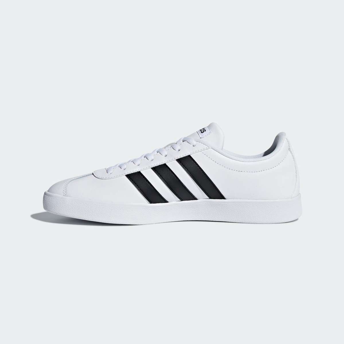 adidas Men`s VL Court 2.0 Cloud White / Core Black DA9868 Size UK 11 (SA 11)
