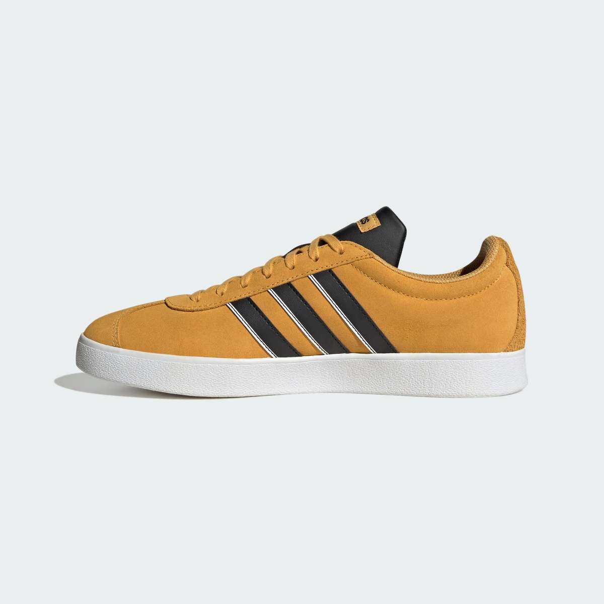 adidas Men`s VL Court 2.0 Preloved Yellow/ Core Black IF7554 Size UK 10 (SA 10)