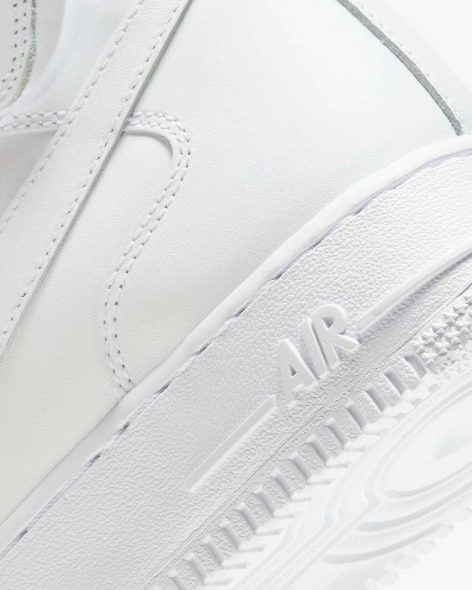 Nike Women's Air Force 1 '07 Mid White/ White DD9625 100 Size UK 5.5 / 7 (SA 5.5/ 7)