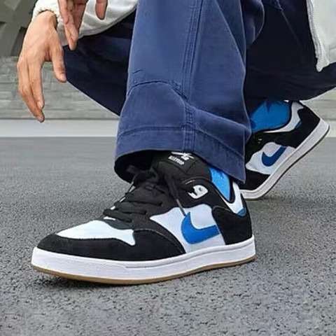 Nike Men`s SB Alleyoop White/ Team Royal CJ0882 104 Size UK 9.5 (SA 9.5)