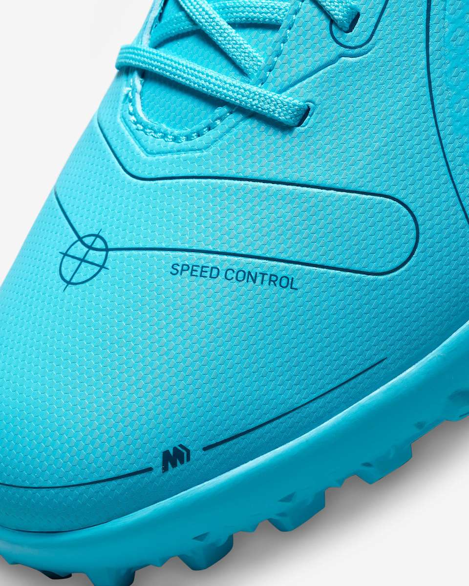 Nike Men`s  Mercurial Vapor 14 Club TF Chlorine/ Laser Orange DJ2908 484 Size UK 10 (SA 10)