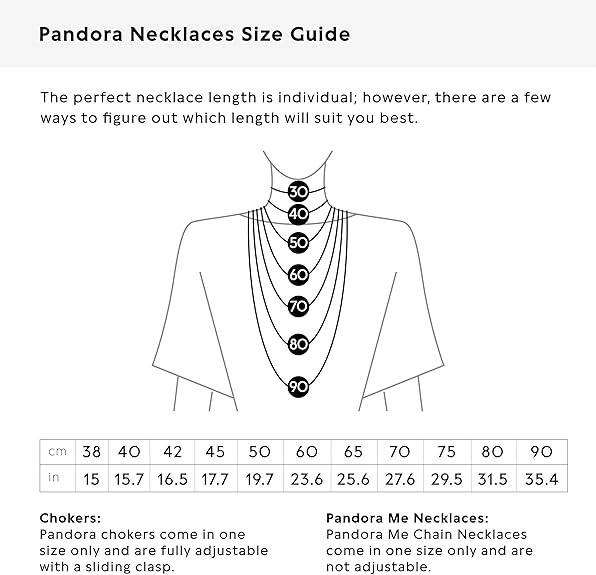 Pandora Silver Intertwined Circles Sparkle Necklace 45cm 396235CZ with Pouch