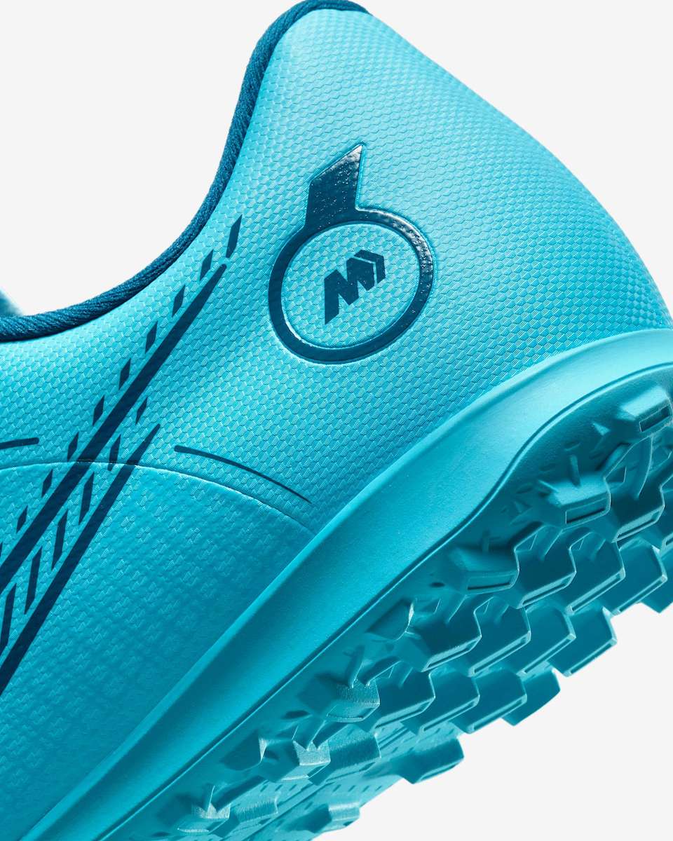 Nike Men`s  Mercurial Vapor 14 Club TF Chlorine/ Laser Orange DJ2908 484 Size UK 10 (SA 10)