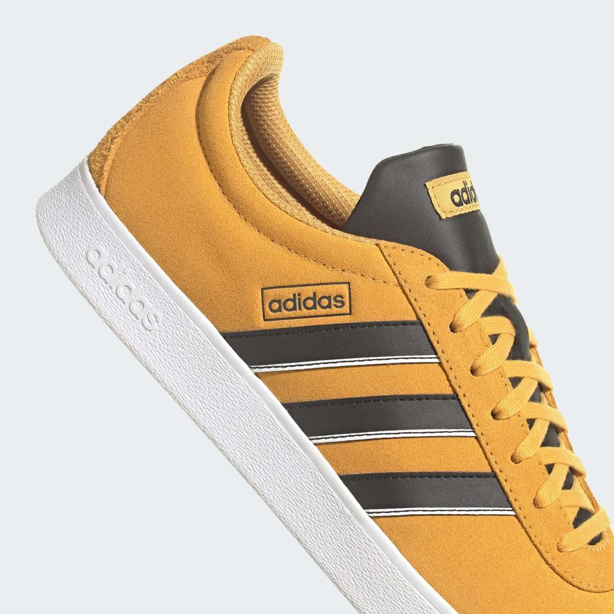 adidas Men`s VL Court 2.0 Preloved Yellow/ Core Black IF7554 Size UK 10 (SA 10)