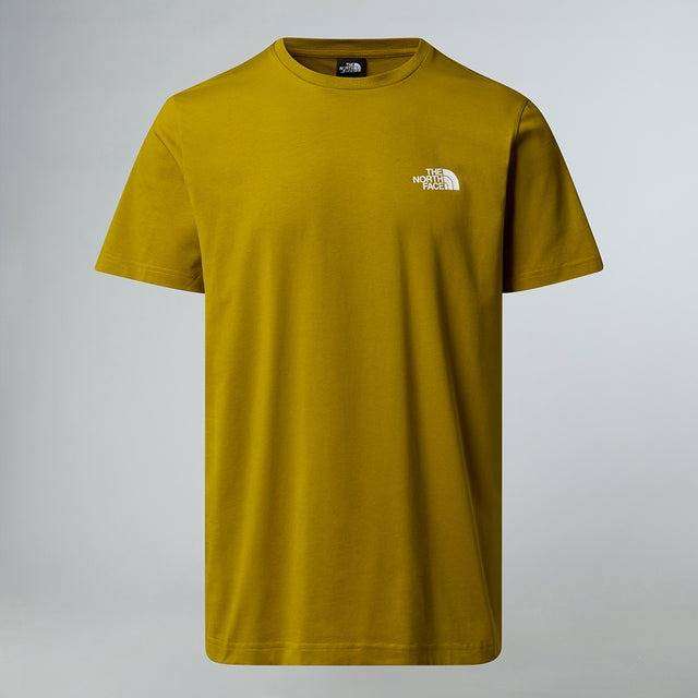 The North Face SIMPLE DOME Tee Shirt Deep Dijon NF0A87NG