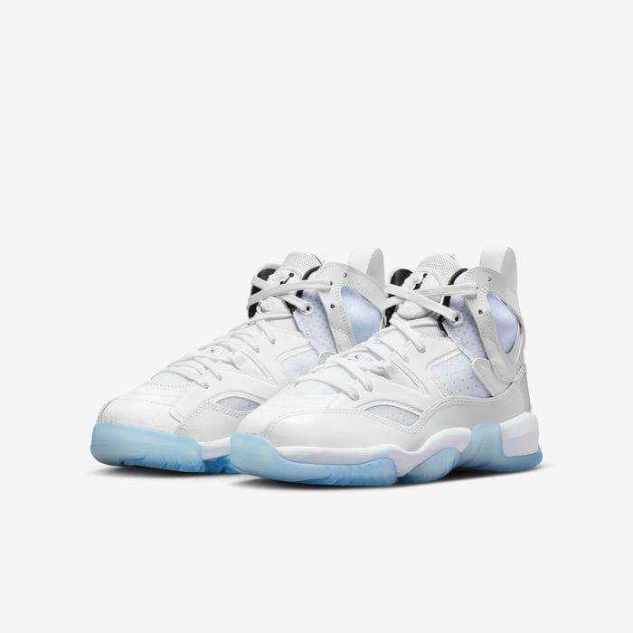 Nike YOUTH (Older Boys) JUMPMAN TWO TREY White/University Blue DQ8431 104 Size UK 5.5 (SA 5.5)