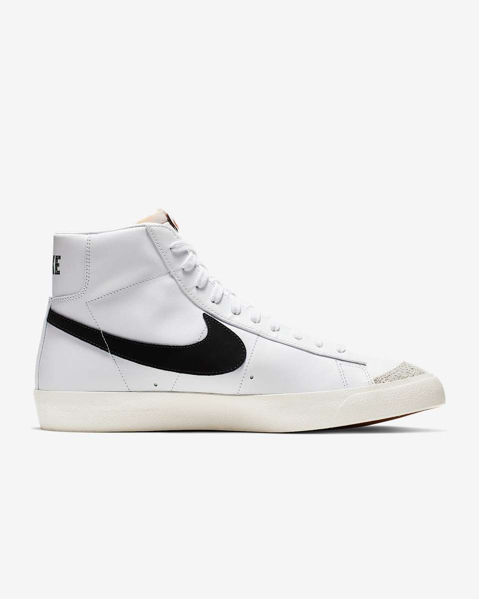 Nike Men`s Blazer Mid '77 Vintage White/ Black BQ6806 100 Size UK 7/9/10 (SA 7/9/10)