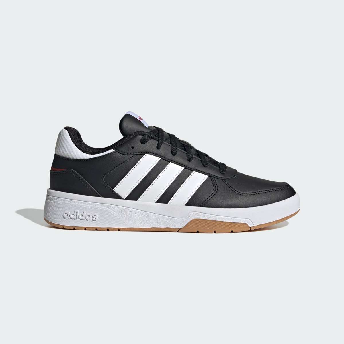 adidas Men`s Courtbeat Sneakers Core Black / Cloud White / Better Scarlet HQ1763 Size UK 11 (SA 11)