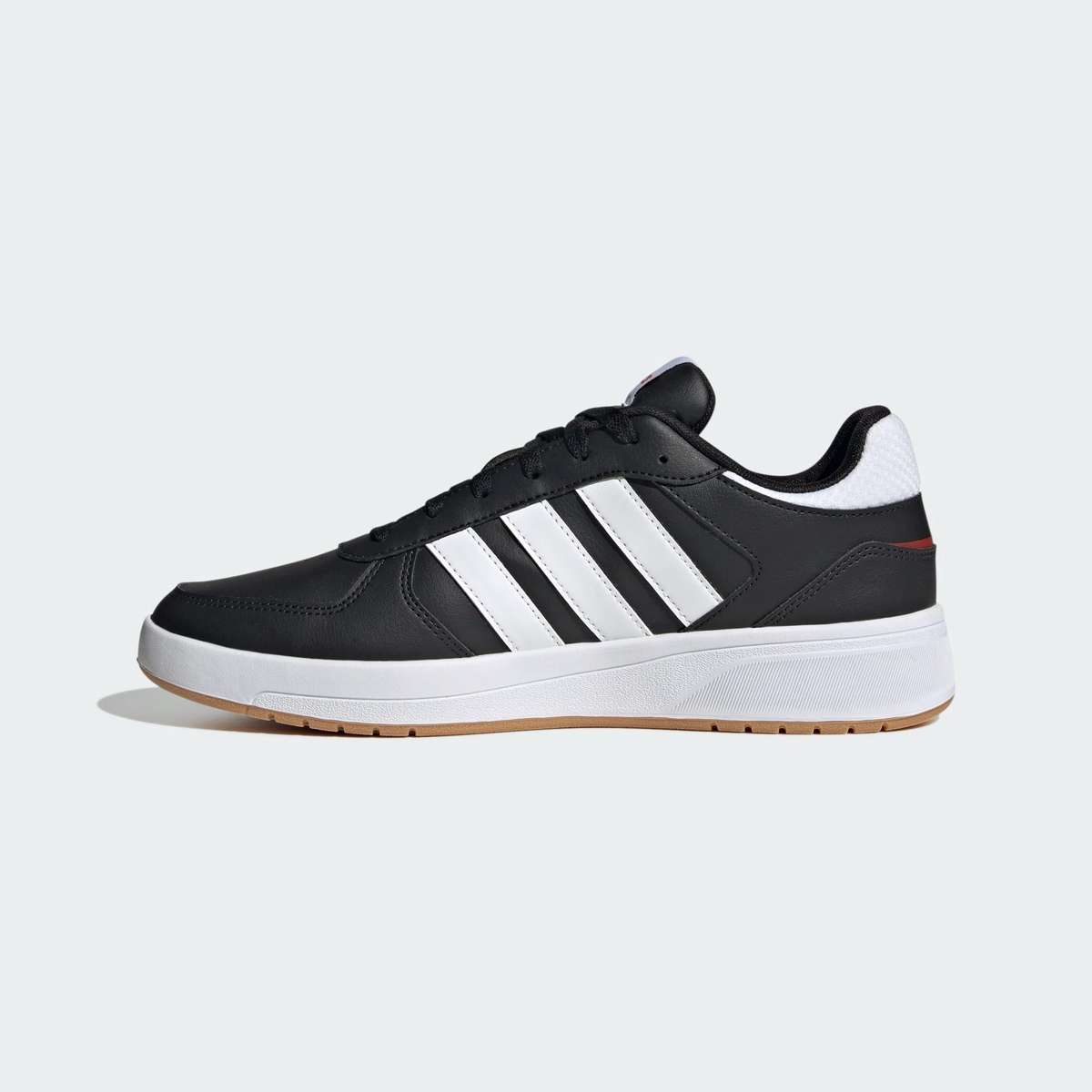 adidas Men`s Courtbeat Sneakers Core Black / Cloud White / Better Scarlet HQ1763 Size UK 11 (SA 11)