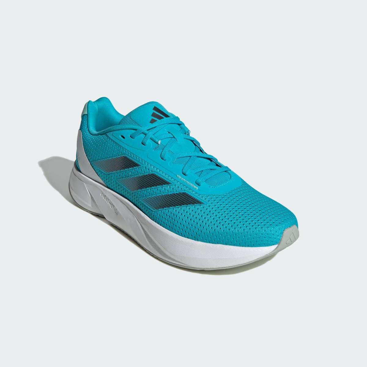 adidas Men`s DURAMO SL Lucid Cyan/ Black Blue Met/ Cloud White IE7256 Size UK 11 (SA 11)