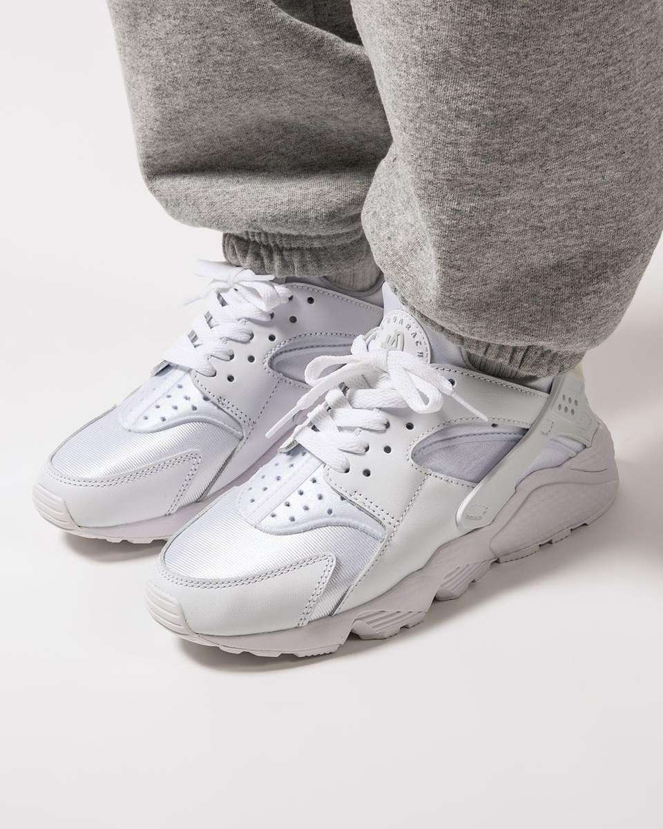 Nike Men`s Air Huarache White/Pure Platinum DH4439 102 Size UK 8 (SA 8)