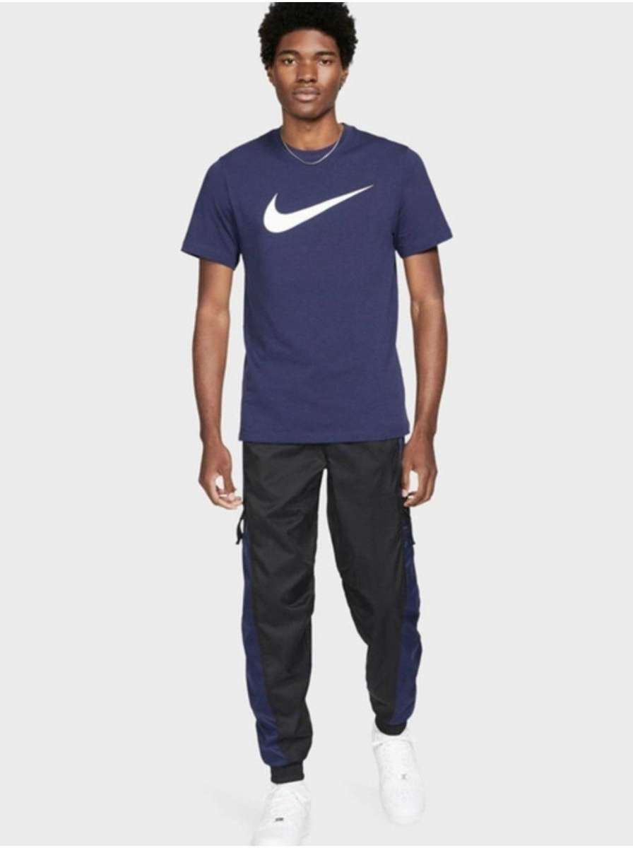 Nike Men`s CLUB FUTURA TEE SHIRT Blue/White DX1385 410 Size Medium