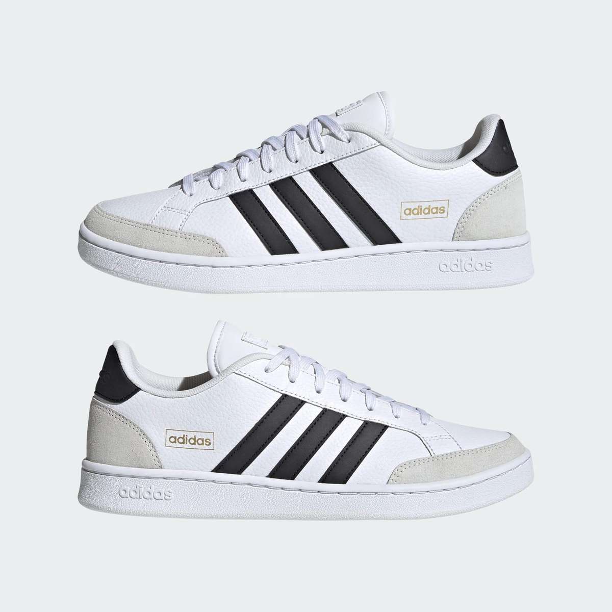 adidas Men`s Grand Court SE Cloud White/ Core Black/ Orbit Grey FW3277 Size UK 11 (SA 11)