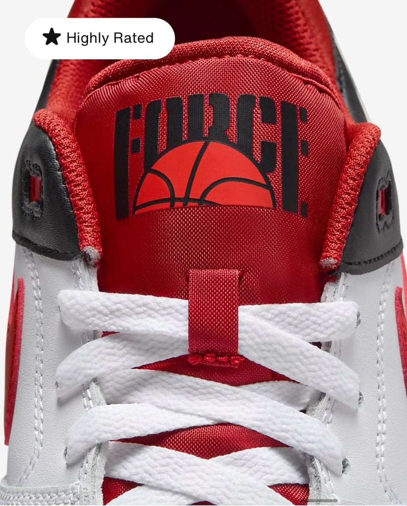 Nike Men's FULL FORCE LOW White/ Mystic Red FB1362 102 Size UK 9 (SA 9)