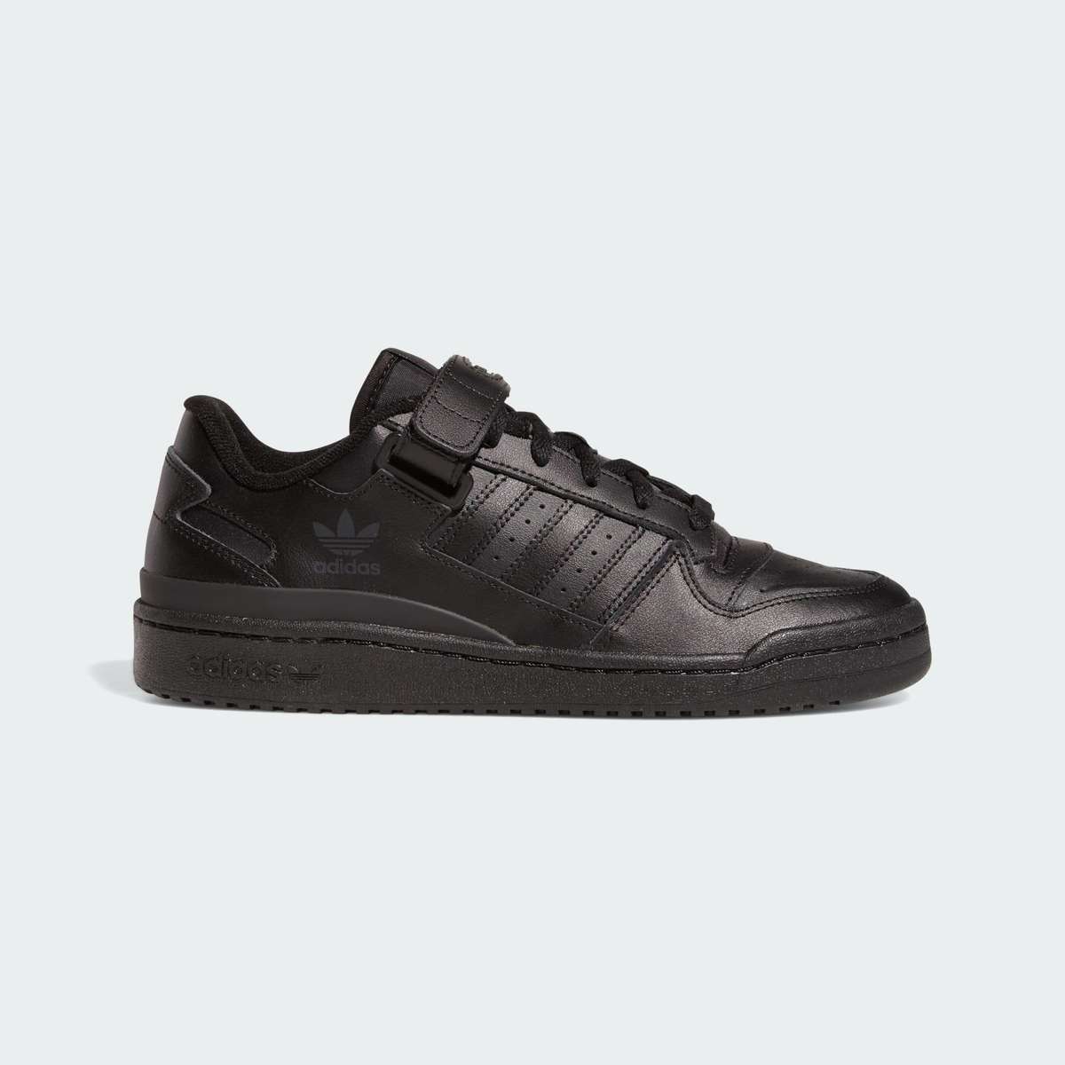 adidas Men`s FORUM LOW Leather Upper Black GV9766