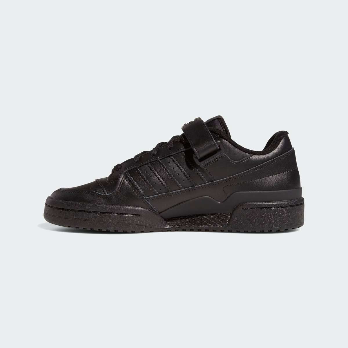 adidas Men`s FORUM LOW Leather Upper Black GV9766