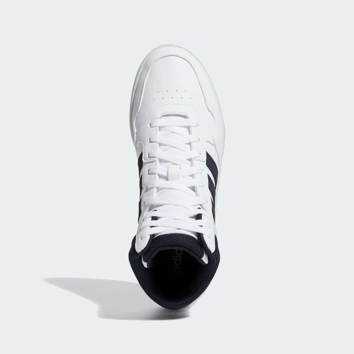 adidas Men`s Hoops 3.0 Mid Classic Vintage White/Legend Ink/Vivid Red GY5543 Size UK 8/9 (SA 8/9)