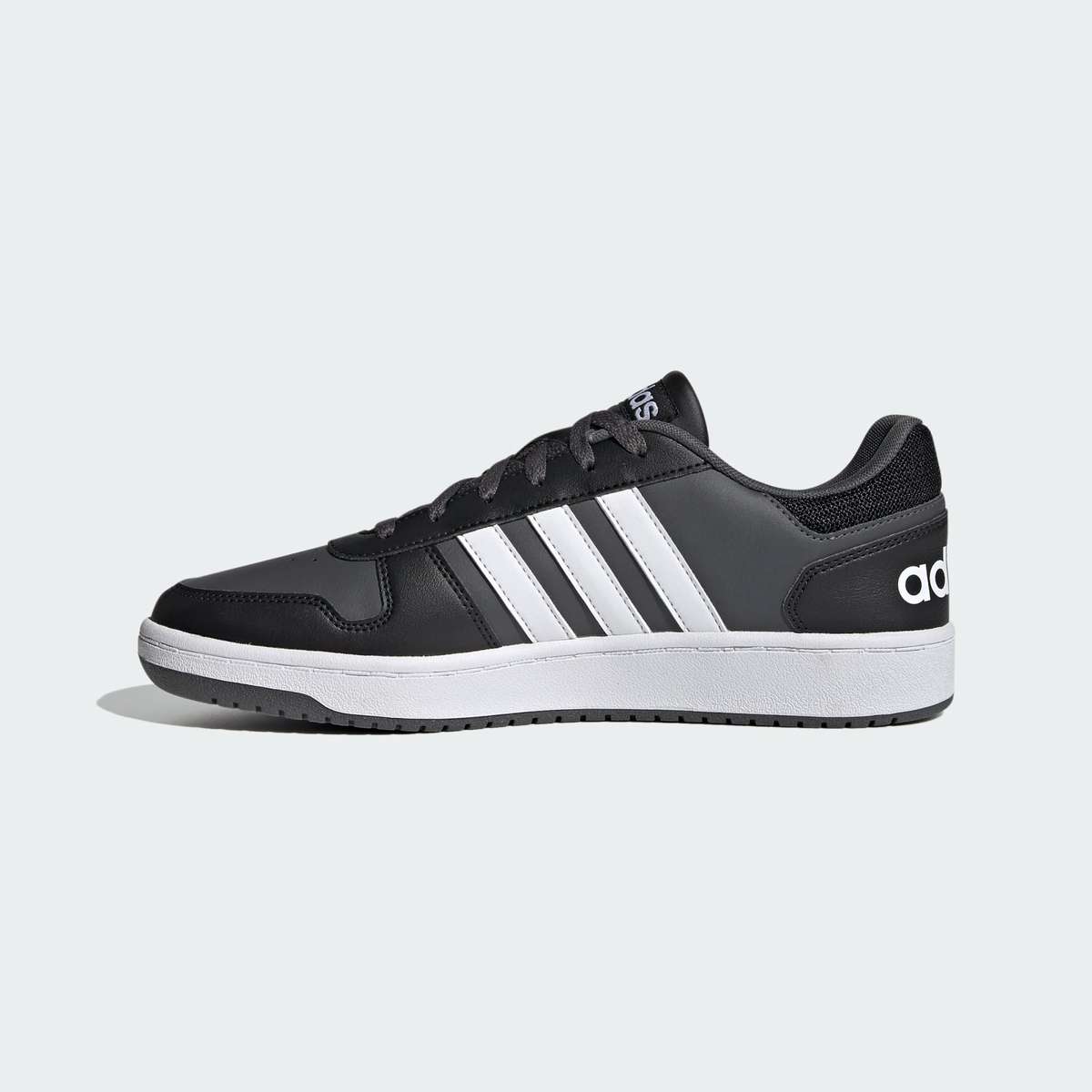 adidas Men`s HOOPS 2.0 Core Black/ Cloud White/ Grey Six FY8626 Size UK 7 (SA 7)