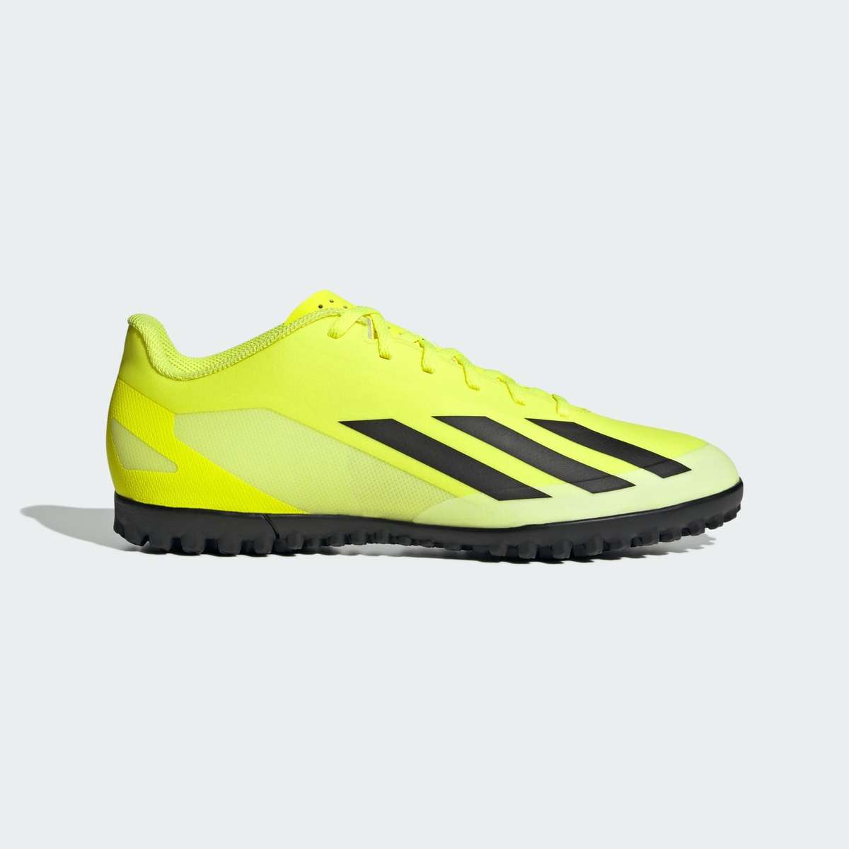 adidas Men's X Crazyfast Club Turf Boots Solar Yellow 2/ Core Black IF0723 Size UK 8 (SA 8)