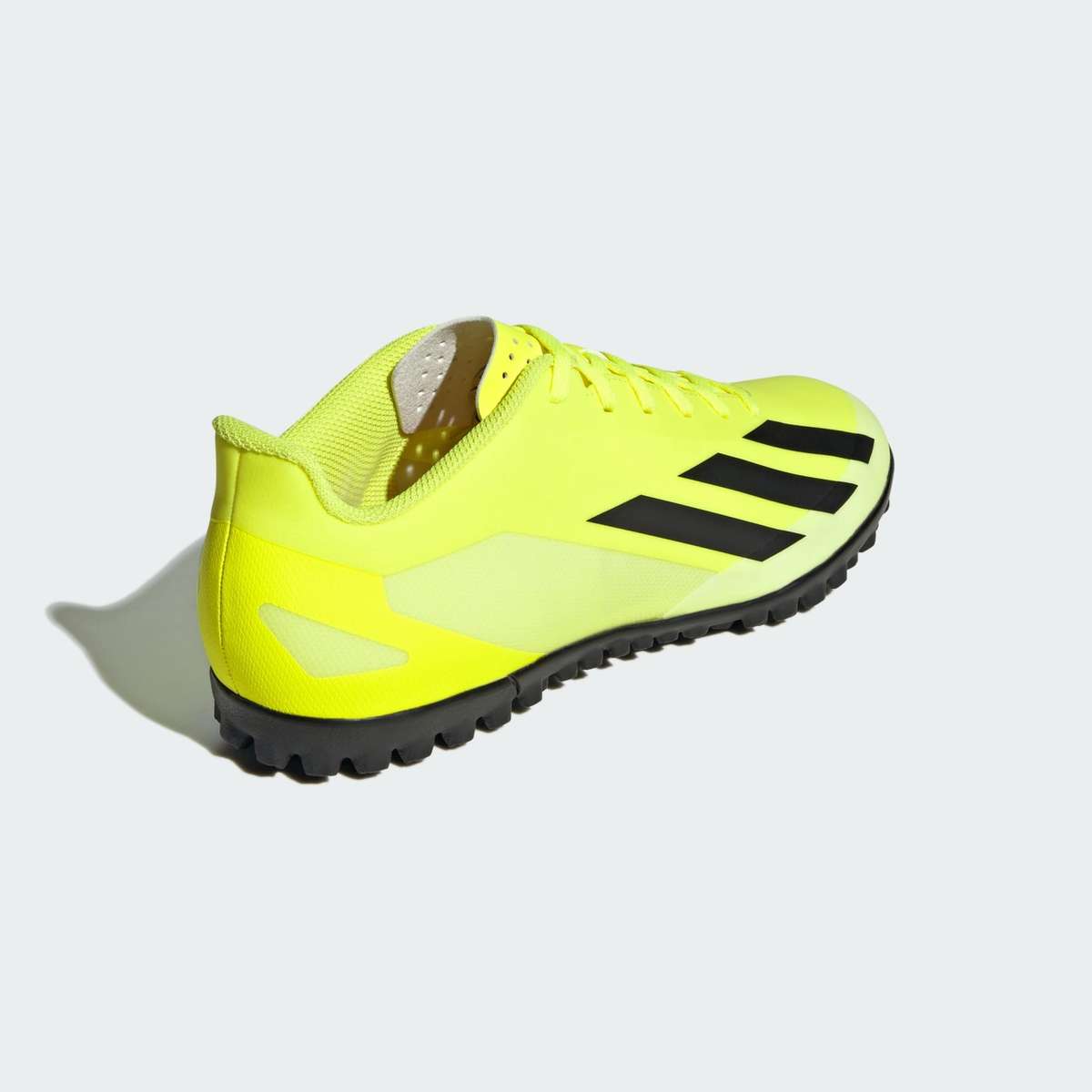 adidas Men's X Crazyfast Club Turf Boots Solar Yellow 2/ Core Black IF0723 Size UK 8 (SA 8)