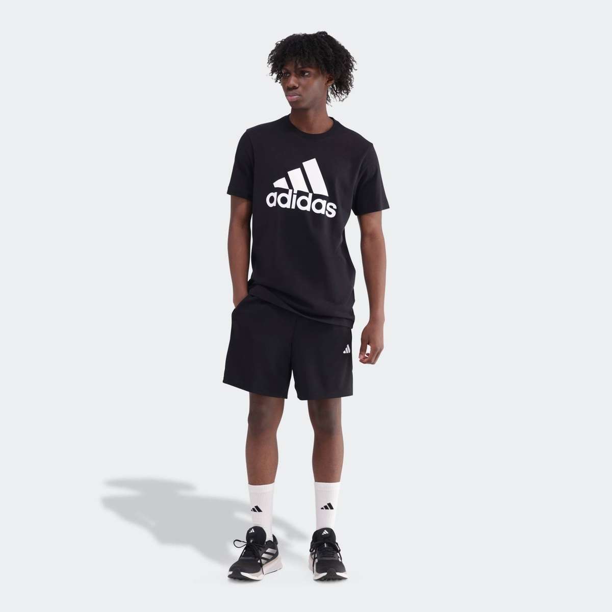 adidas Men`s Short Sleeve Tee Black 1V2350