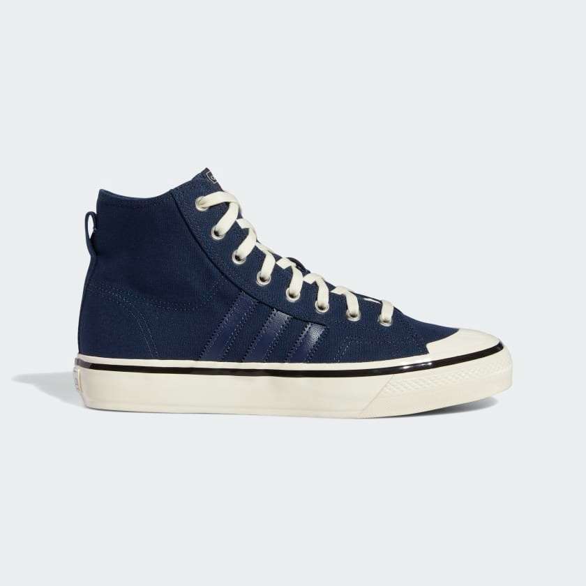 adidas Men`s NIZZA HI RF 74 Top Trainers Blue GX8489 Size UK 6/9/10 (SA 6/9/10)