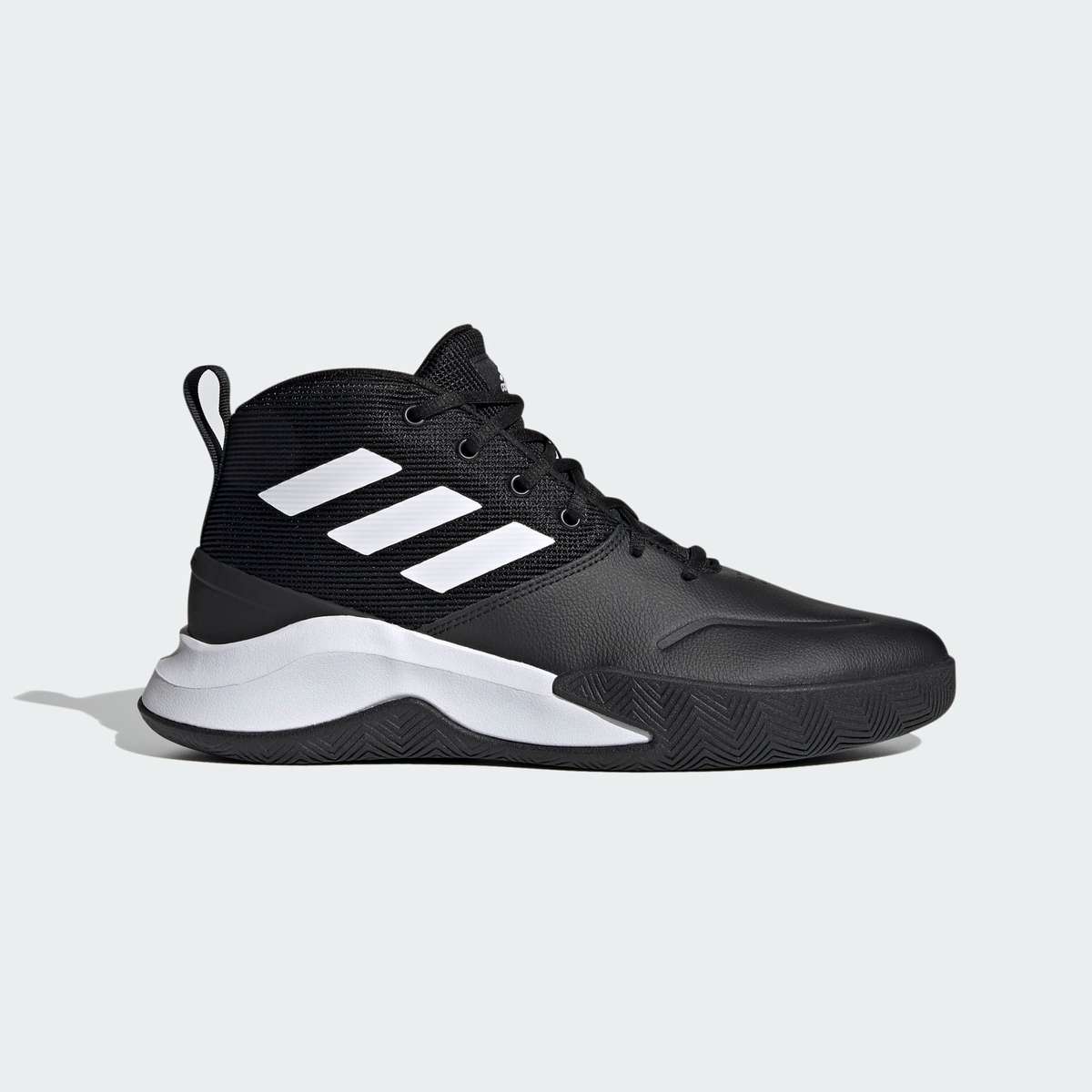 adidas Men`s Own the Game Core Black / Core White FY6007 Size UK 8 (SA 8)