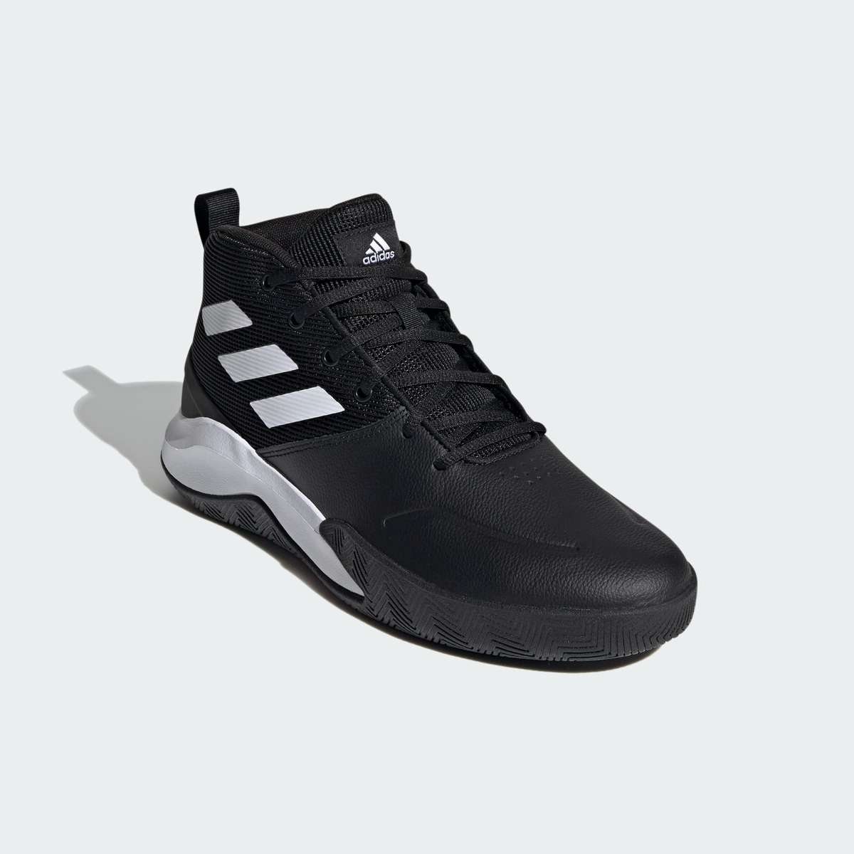 adidas Men`s Own the Game Core Black / Core White FY6007 Size UK 8 (SA 8)