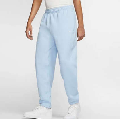 Nike Men`s Sportswear Joggers Sweat Lined Cuffed Loose Fit Pants Blue 528716 479 Size Large