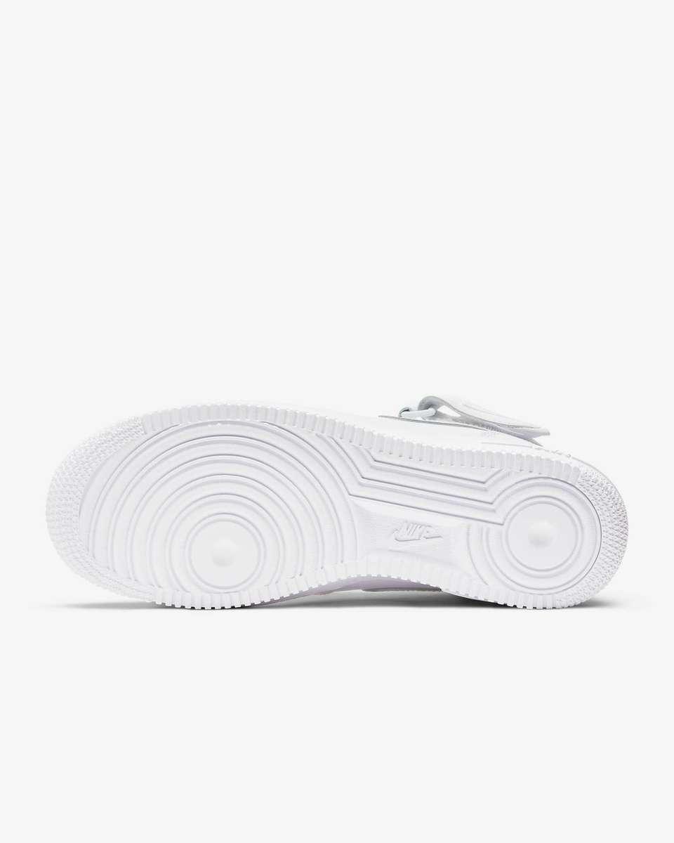 Nike Women's Air Force 1 '07 Mid White/ White DD9625 100 Size UK 5.5 / 7 (SA 5.5/ 7)