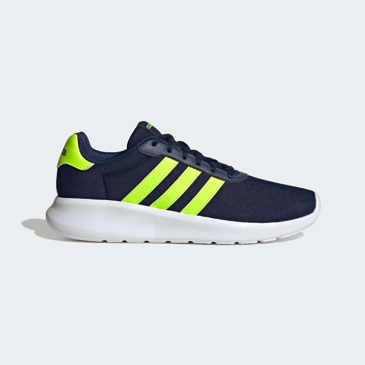 adidas Men`s Lite Racer 3.0 Dark Blue / Lucid Lemon IF5391