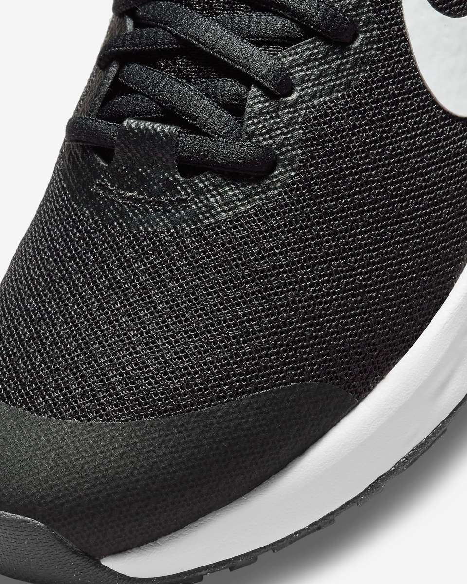 Nike Kids YOUTH UNISEX Revolution 6 Black/Dark Smoke Grey/White DD1096 003 Size UK 5 (SA 5)