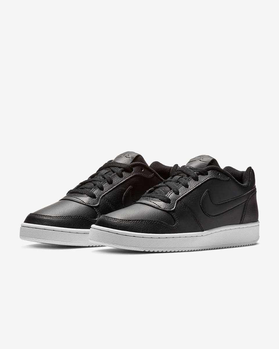 Nike Women's Ebernon Low Black/ Black White AQ1779 001 Size UK 6.5 (SA 6.5)