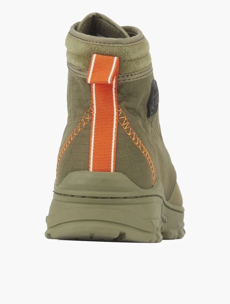 JEEP Olive Fabric Worker Boots OLIVE FMS22012 Size UK 12 (SA 12)