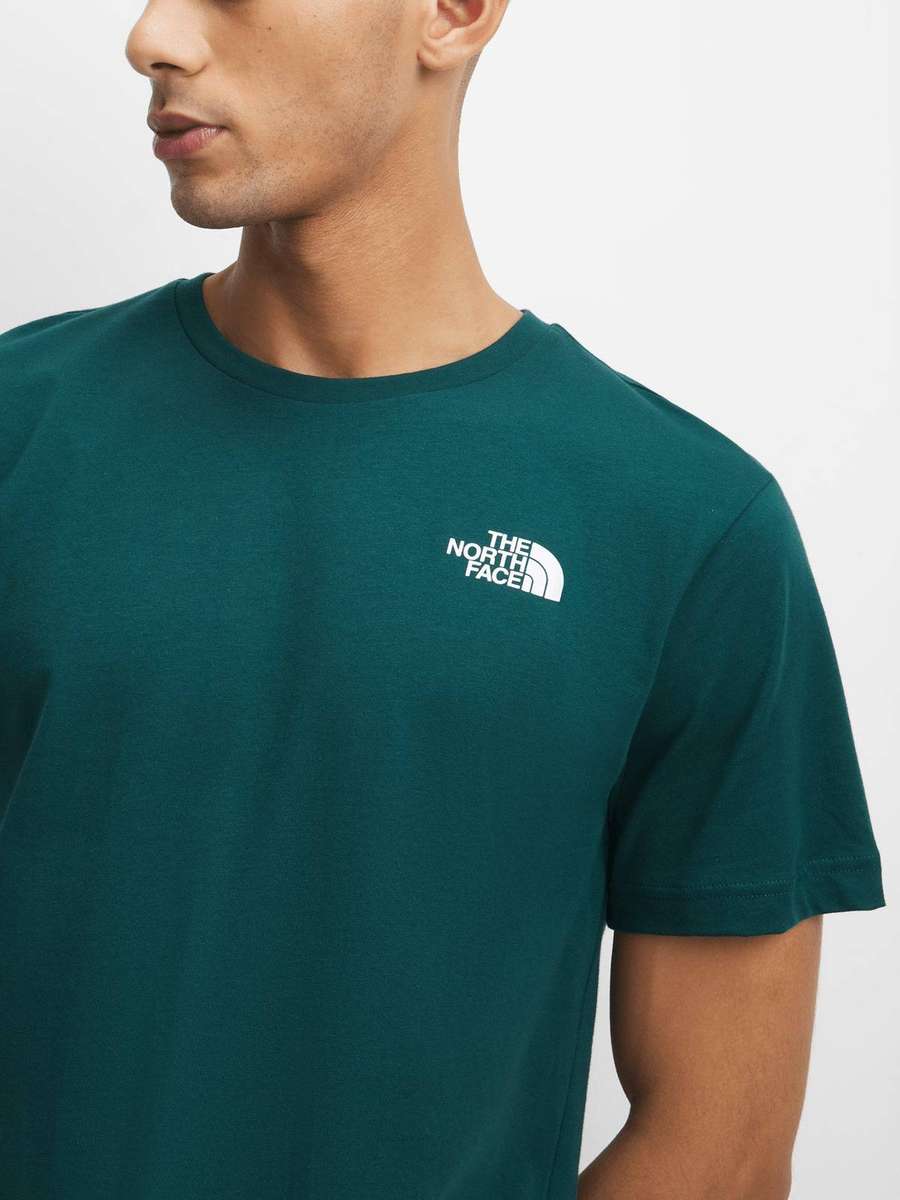 The North Face Men's bluebox 100% Cotton NSE Tee Shirt Green 87NP