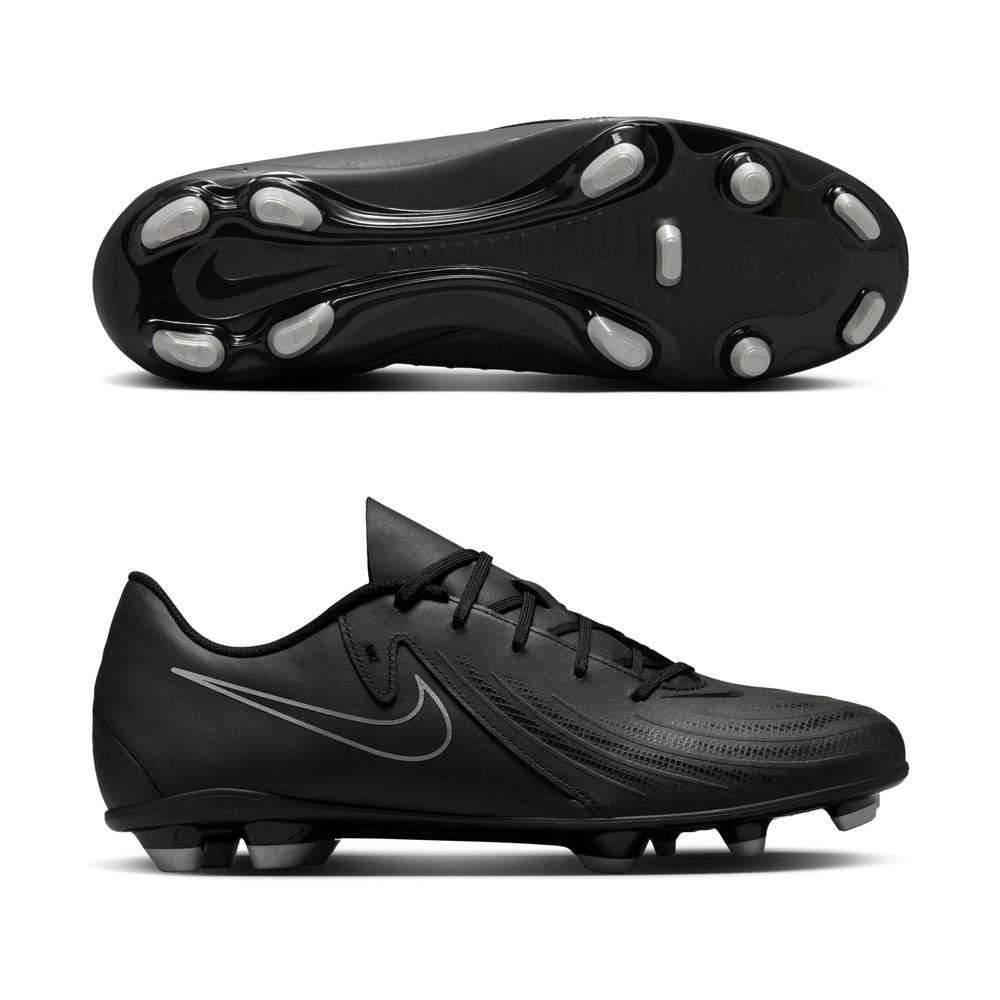 Nike Men`s Phantom GX II Club FG Soccer Cleats Black/Black FJ2557 001 Size UK 8/9 (SA 8/9)